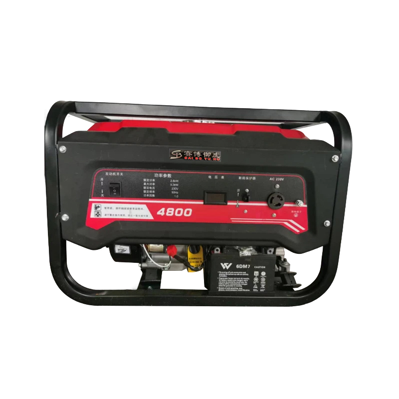 How does a gasoline generator set achieve dual-voltage switching between 220V and 380V?